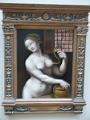 Fine art of a boob-biting snake